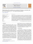 Research paper thumbnail of Measurement of the production cross section for W-bosons in association with jets in pp collisions at s=7 TeV with the ATLAS detector