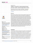 Research paper thumbnail of Ubl4A is critical for mitochondrial fusion process under nutrient deprivation stress