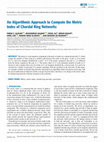 Research paper thumbnail of An Algorithmic Approach to Compute the Metric Index of Chordal Ring Networks