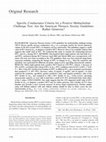 Research paper thumbnail of Specific conductance criteria for a positive methacholine challenge test: are the American Thoracic Society guidelines rather generous?