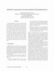 Research paper thumbnail of IEEE 802.11 fragmentation-aware energy-efficient ad-hoc routing protocols