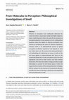 Research paper thumbnail of From Molecules to Perception: Philosophical Investigations of Smell