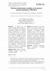 Research paper thumbnail of Prácticas profesionales contables en la empresa privada colombiana 1990-2013