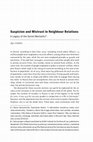 Research paper thumbnail of Suspicion and Mistrust in Neighbour Relations