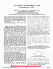 Research paper thumbnail of The impact of long-term memory effects on diode power probes