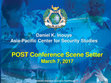 Research paper thumbnail of Daniel K. Inouye Asia-Pacific Center for Security Studies: POST Conference Scene Setter