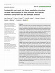 Research paper thumbnail of Sundaland's east–west rain forest population structure: variable manifestations in four polytypic bird species examined using RAD ‐Seq and plumage analyses