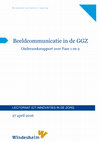 Research paper thumbnail of Beeldcommunicatie in de GGZ: onderzoeksrapport over Fase 1 en 2