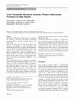 Research paper thumbnail of Acute Thrombotic Mesenteric Ischemia: Primary Endovascular Treatment in Eight Patients