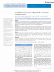 Research paper thumbnail of Cost-Effectiveness Analysis of Regorafenib for Metastatic Colorectal Cancer