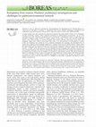 Research paper thumbnail of Stalagmites from western Thailand: preliminary investigations and challenges for palaeoenvironmental research