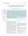 Research paper thumbnail of Brotes de enfermedades transmitidas por alimentos y agua en la Región Metropolitana, Chile (2005-2010)