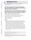 Research paper thumbnail of HIV Provider Documentation and Actions Following Patient Reports of At-risk Behaviors and Conditions When Identified by a Web-Based Point-of-Care Assessment