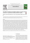 Research paper thumbnail of The effects of aeration and irrigation regimes on soil CO2 and N2O emissions in a greenhouse tomato production system