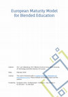 Research paper thumbnail of European Maturity Model for Blended Education