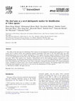 Research paper thumbnail of The dnaJ gene as a novel phylogenetic marker for identification of Vibrio species