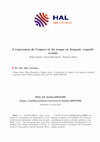 Research paper thumbnail of L'expression de l'espace et du temps en français: regards croisés