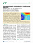 Research paper thumbnail of Improved Minimum Mode Following Method for Finding First Order Saddle Points