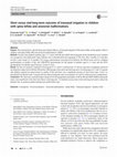 Research paper thumbnail of Short versus mid-long-term outcome of transanal irrigation in children with spina bifida and anorectal malformations