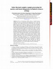 Research paper thumbnail of Solar-thermal complex sample processing for nucleic acid based diagnostics in limited resource settings