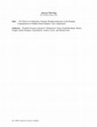 Research paper thumbnail of The Effects of Collaborative Strategic Reading Instruction on the Reading Comprehension of Middle School Students: Year 2 Replication