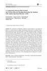 Research paper thumbnail of A Comparison between iPad-Assisted and Teacher-Directed Reading Instruction for Students with Autism Spectrum Disorder (ASD)