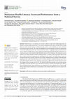 Research paper thumbnail of Malaysian Health Literacy: Scorecard Performance from a National Survey