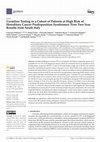 Research paper thumbnail of Germline Testing in a Cohort of Patients at High Risk of Hereditary Cancer Predisposition Syndromes: First Two-Year Results from South Italy