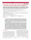 Research paper thumbnail of A novel splice variant of the protein tyrosine phosphatasePTPRJthat encodes for a soluble protein involved in angiogenesis