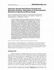 Research paper thumbnail of Small-size jatropha seed biochar extracted from microwave pyrolysis: Optimization of its biocomposites mechanical properties by mixture design