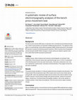 Research paper thumbnail of A systematic review of surface electromyography analyses of the bench press movement task