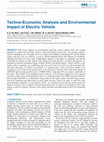 Research paper thumbnail of Techno-economic analysis and environmental impact assessment of energy recovery from Municipal Solid Waste (MSW) in Brazil