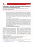 Research paper thumbnail of Applications of the United States Forest Inventory and Analysis dataset: a review and future directions