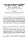 Research paper thumbnail of Estimating Surface Fuel Density from TLS and ALS: A Two-Tiered Approach that Accounts for Sampling Scale