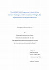 Research paper thumbnail of The UNESCO MAB Programme in South Africa : current challenges and future options relating to the implementation of biosphere reserves