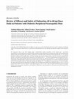 Research paper thumbnail of Review of Efficacy and Safety of Duloxetine 40 to 60 mg Once Daily in Patients with Diabetic Peripheral Neuropathic Pain