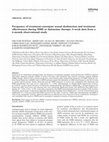 Research paper thumbnail of Frequency of treatment-emergent sexual dysfunction and treatment effectiveness during SSRI or duloxetine therapy: 8-week data from a 6-month observational study