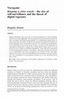 Research paper thumbnail of Keeping a close watch -the rise of self-surveillance and the threat of digital exposure