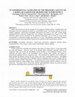 Research paper thumbnail of An experimental validation of the pressure capacity of a modular gasketless microfludic interconnect