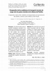 Research paper thumbnail of Comparativo de las condiciones de transporte terrestre de carga entre los países miembro de la Alianza del Pacífico