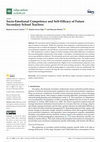 Research paper thumbnail of Socio-Emotional Competence and Self-Efficacy of Future Secondary School Teachers