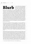 Research paper thumbnail of Blurb