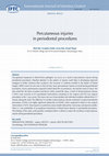 Research paper thumbnail of A prospective survey of percutaneous injuries in dental post graduates during periodontal procedures