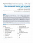 Research paper thumbnail of Experimental Investigation of One Glass Cover and Three Absorber Plates Two-Pass Solar Air Collector with Thermal Storage