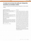 Research paper thumbnail of Access to health service by brazilian emigrants in the United States