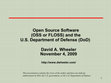 Research paper thumbnail of Open Source Software