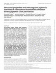 Research paper thumbnail of Structural properties and anticoagulant/cytotoxic activities of heterochiral enantiomeric thrombin binding aptamer (TBA) derivatives