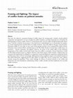 Research paper thumbnail of Framing and fighting: The impact of conflict frames on political attitudes