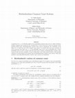 Research paper thumbnail of Reichenbachian Common Cause Systems