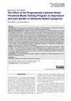 Research paper thumbnail of The Effect of the Progressively Lowered Stress Threshold Model Training Program on Depression and Care Burden in Dementia Patient Caregivers